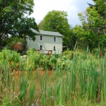 Guest House from below the Pond