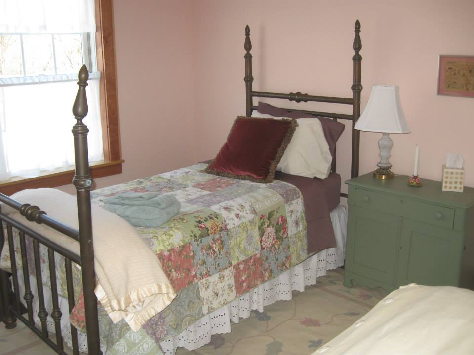 If you stayed in Le Trailer in years past, you will recognize the single bed from The Naughty Nun Cell.